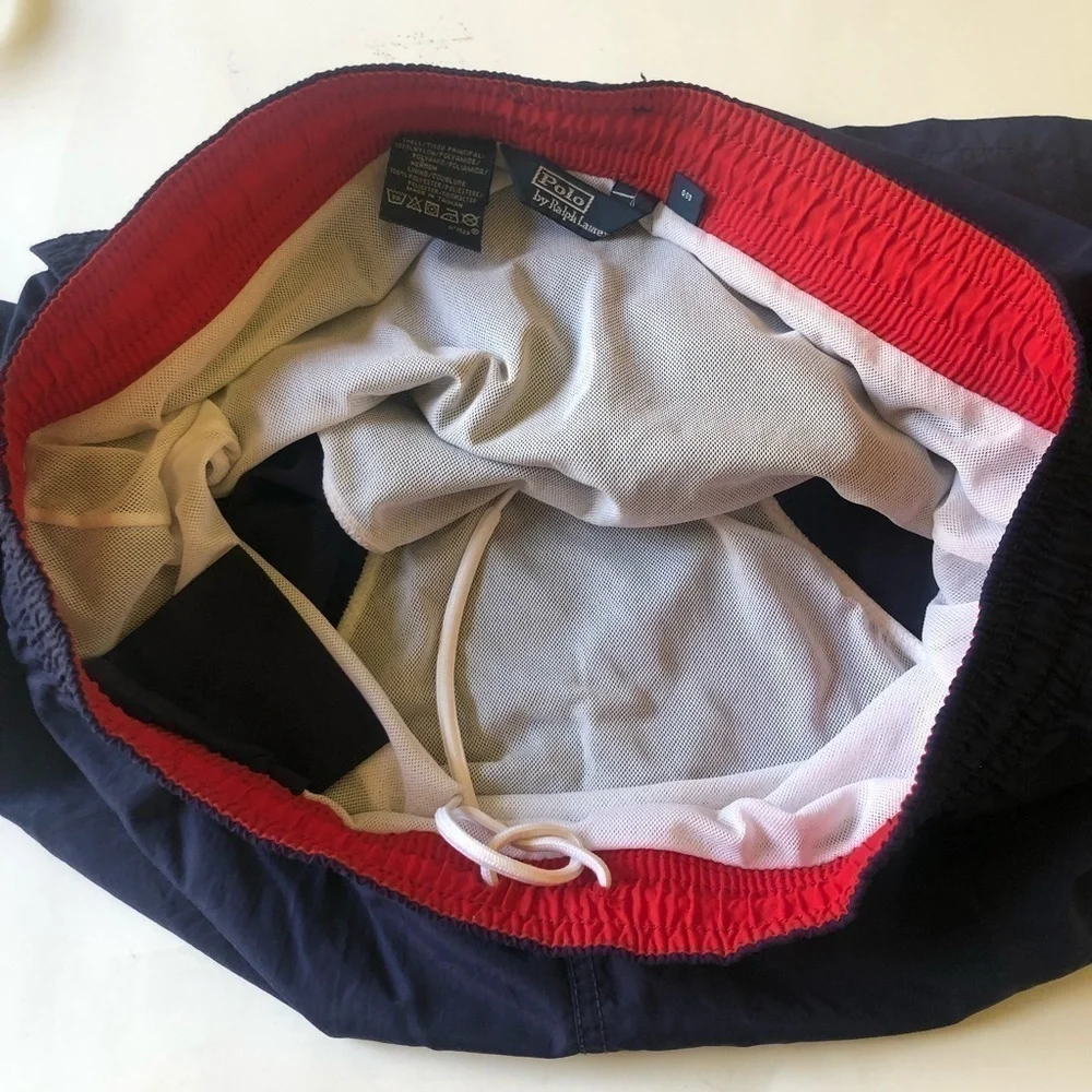 Polo by Ralph Lauren Mens Navy Swim Trunk Size XL